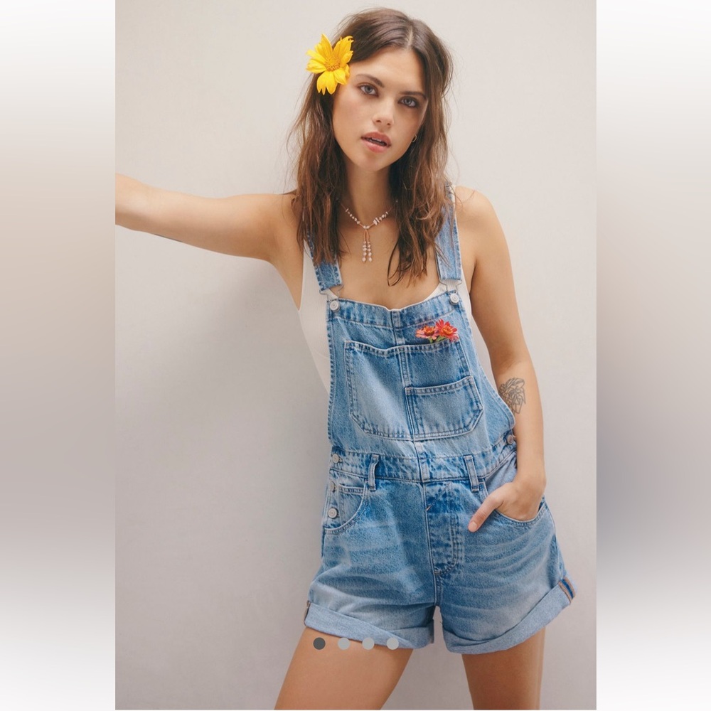 Free People Shortalls Size XL